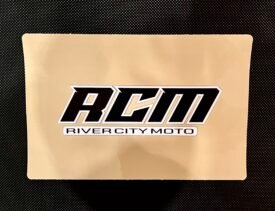 river city moto fork sticker